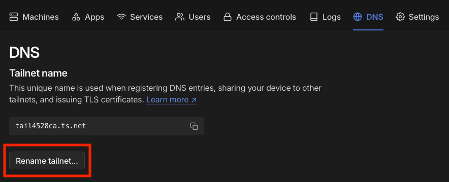 !rename-tailnet
